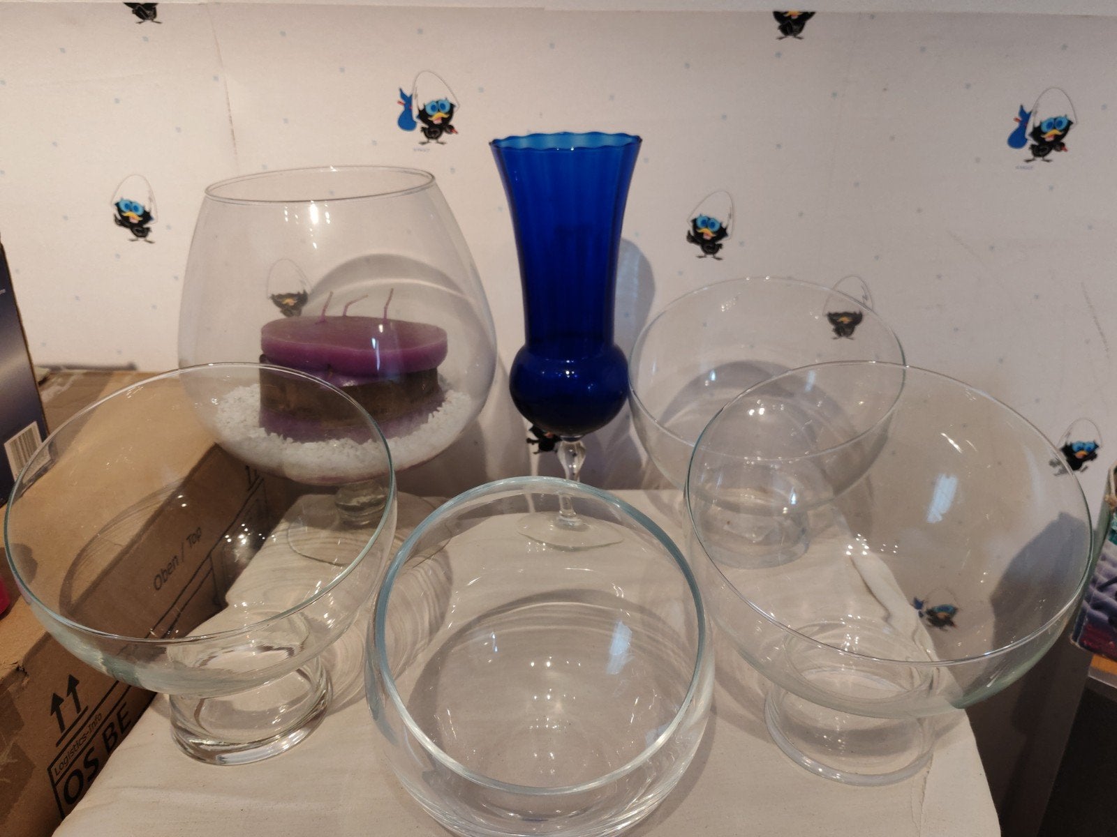 Lot de 6 vases décoratifs, Enlèvement ou Envoi