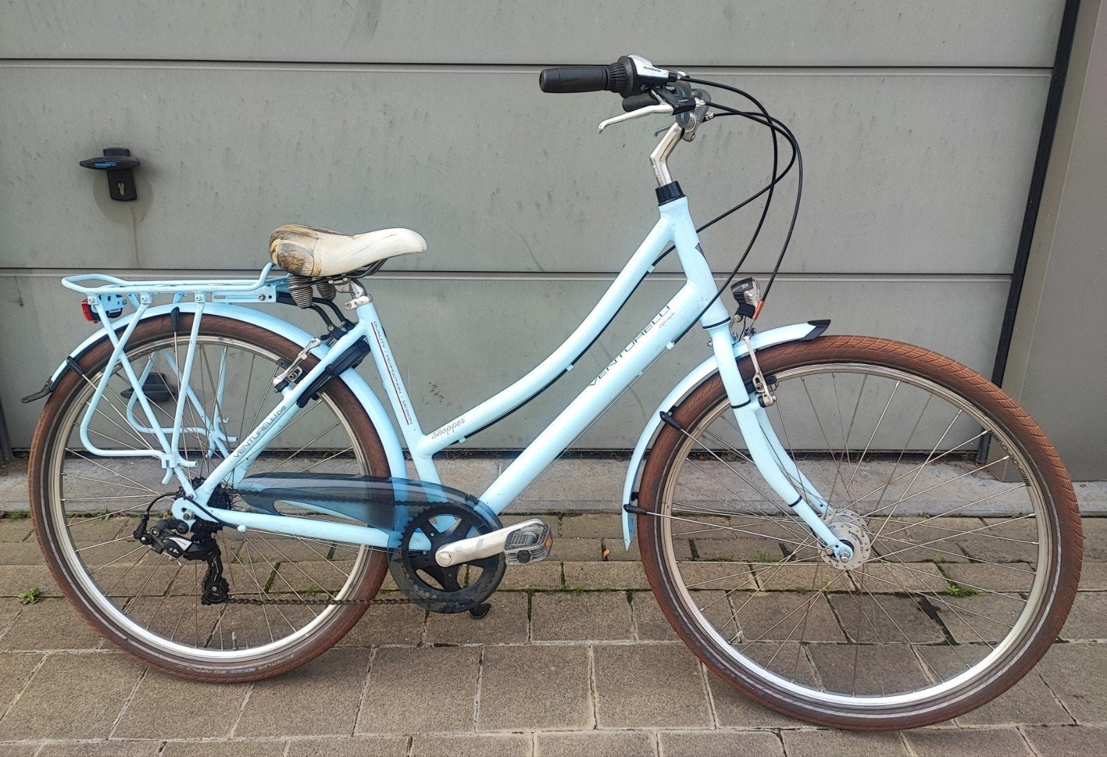 Damesfiets Venturelli met 7 versnellingen., Autres marques, Vitesses, Frein sur jante, Comme neuf