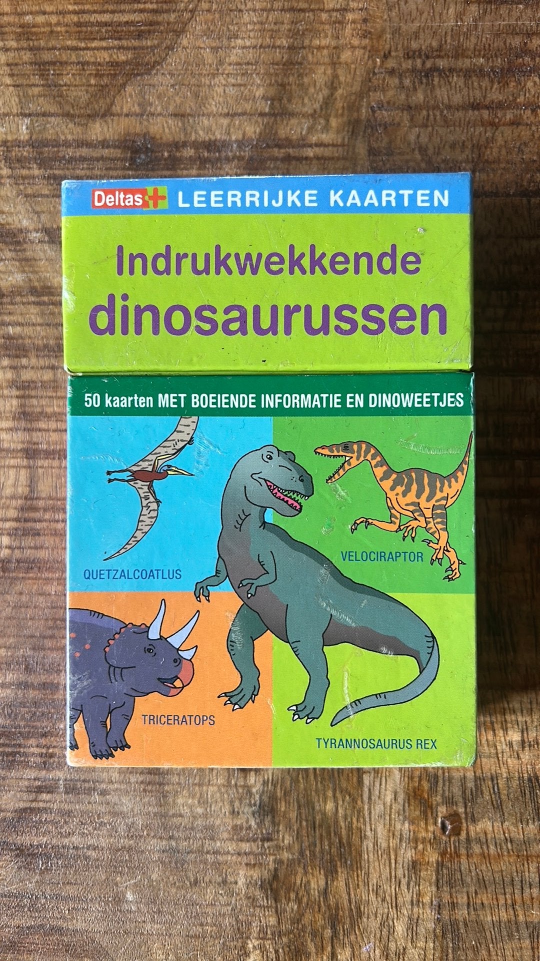 Box met kaarten over dino’s, Ophalen of Verzenden, Gebruikt, Ontdekken