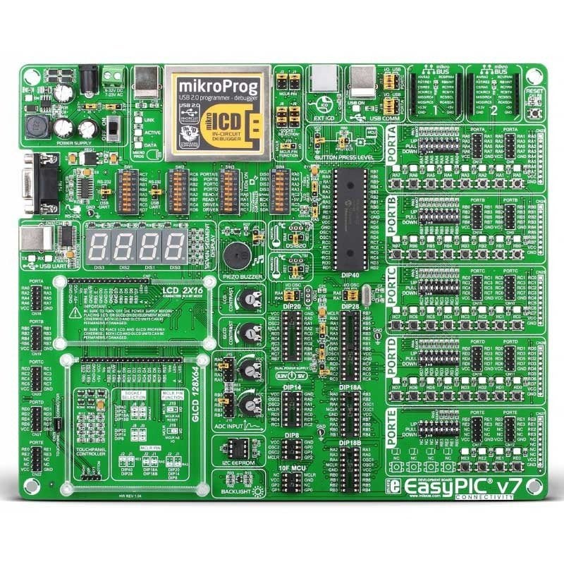 Kit Easypic V7 + 5 PIC18F25K40, Enlèvement ou Envoi, Comme neuf
