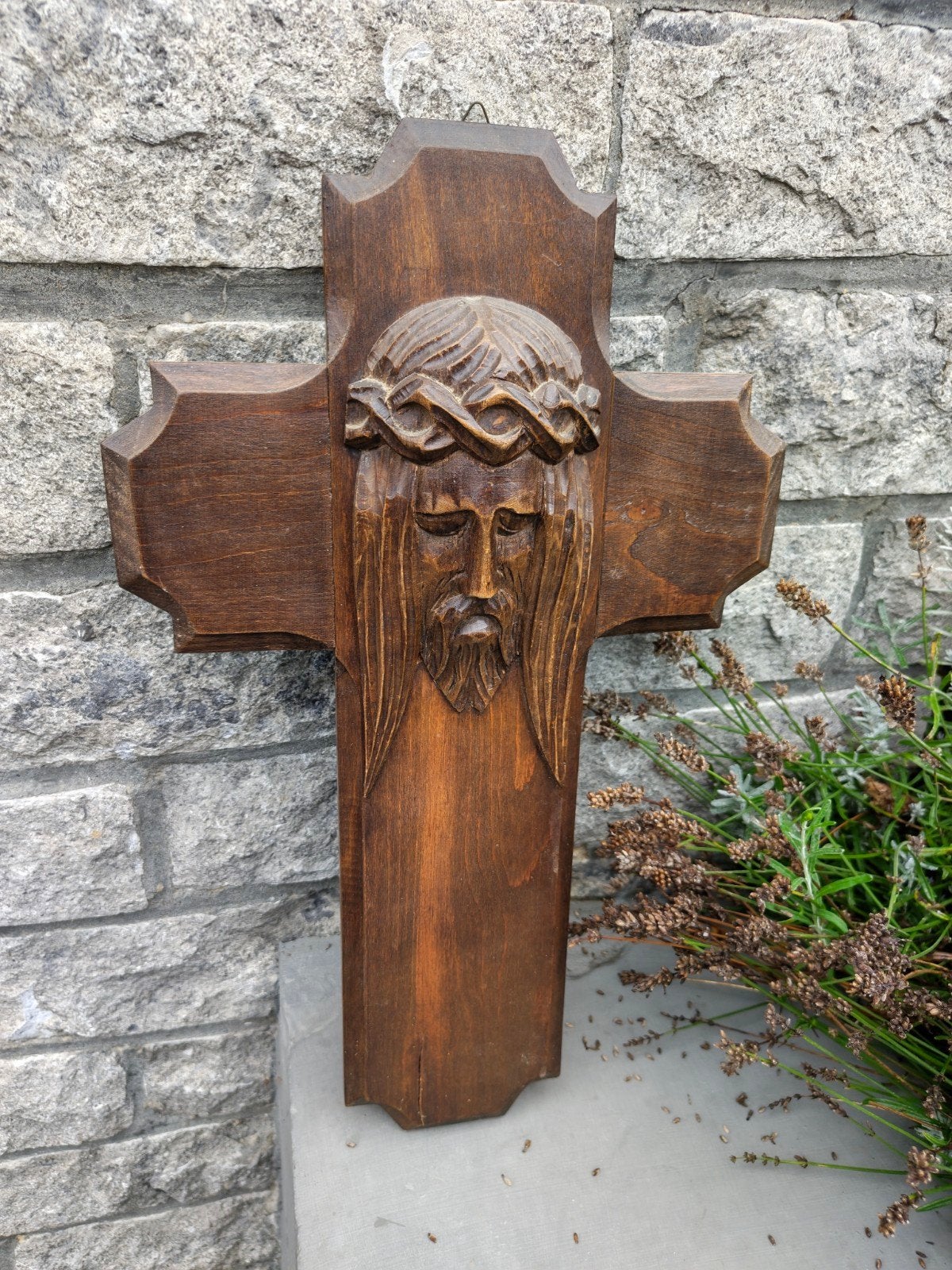 groot houten kruis, Ophalen of Verzenden