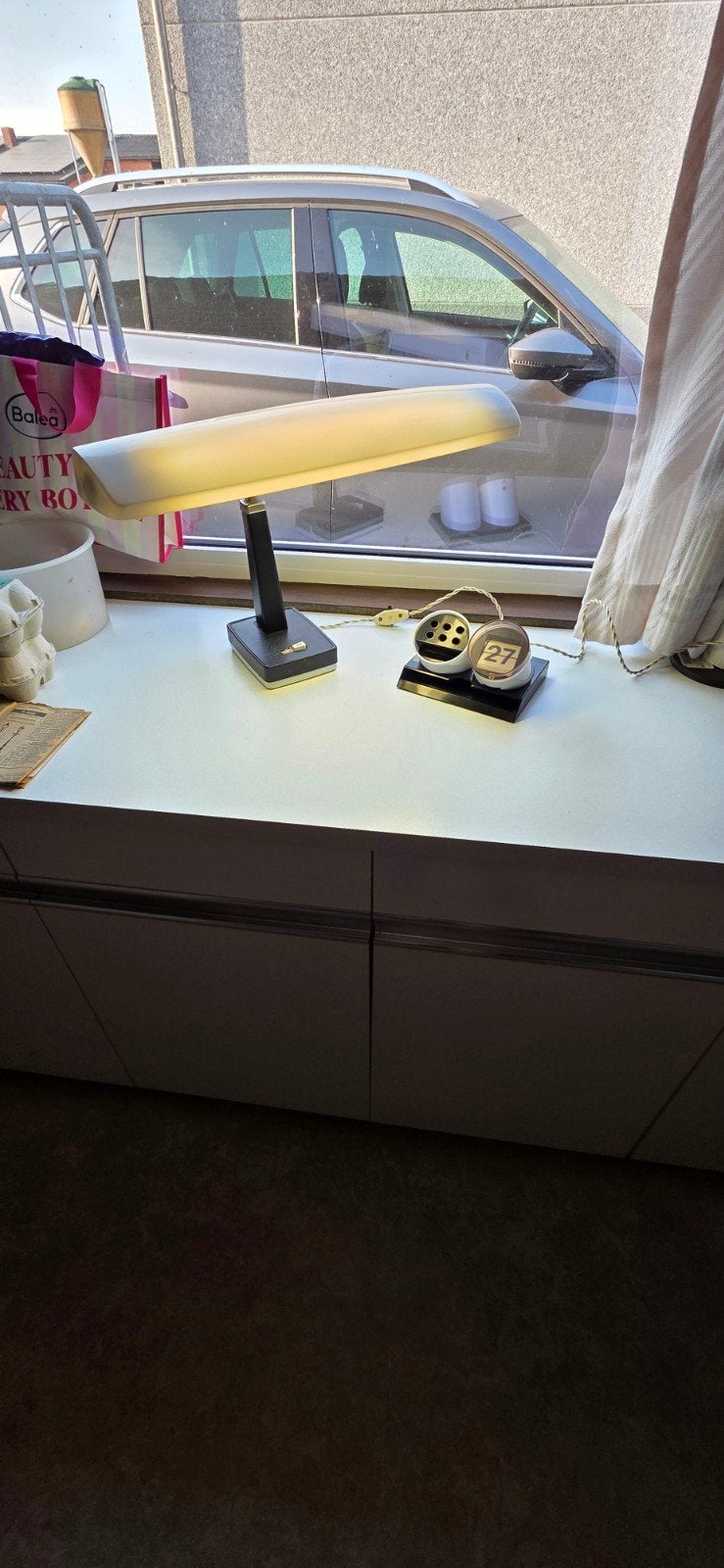 Retro lamp en kalendertje, Huis en Inrichting, Ophalen