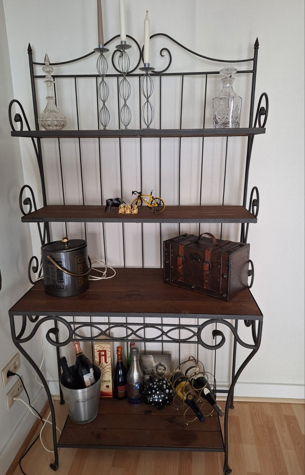Smeedijzeren rek, Huis en Inrichting, Woonaccessoires | Etagères, Ophalen