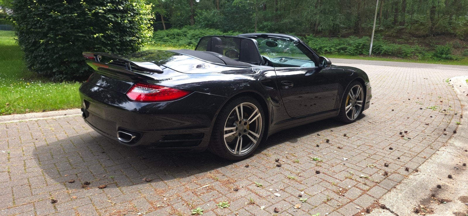Porsche 911 Turbo Cabrio, Chrono , Keramische remmen...., Autos, Cuir, Euro 5, Achat, Alarme