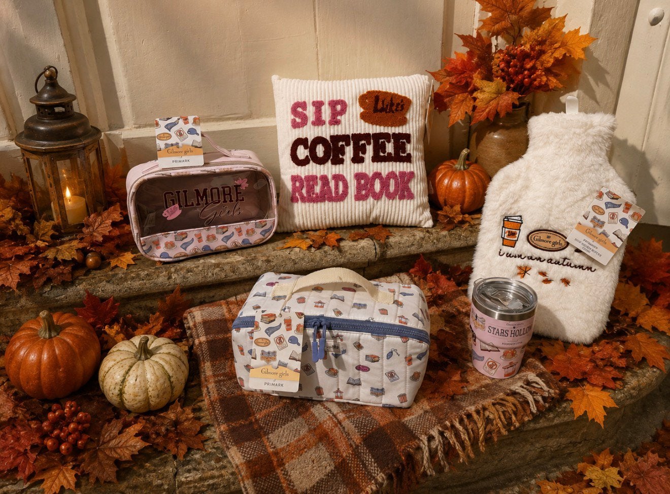Gilmore Girls warmtekruik,makeuptas,toilettas,kussen,beker, Verzenden, Nieuw