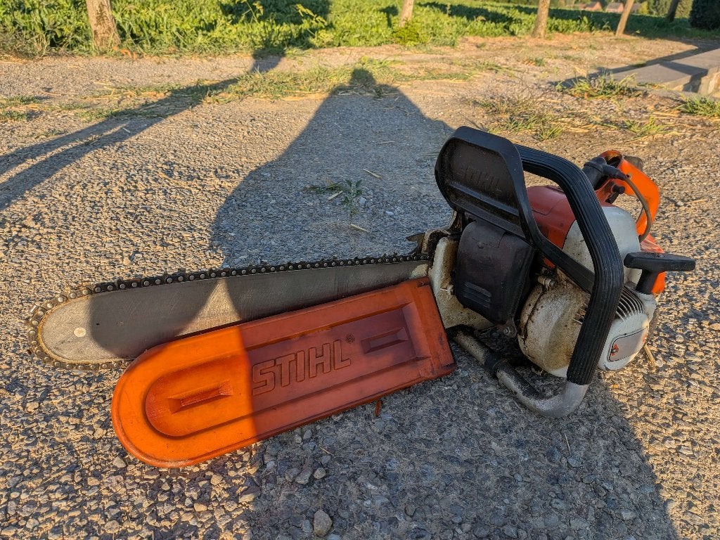 kettingzaag stihl, Doe-het-zelf en Bouw, Gereedschap | Zaagmachines, Ophalen, Gebruikt, Kettingzaag, Stihl