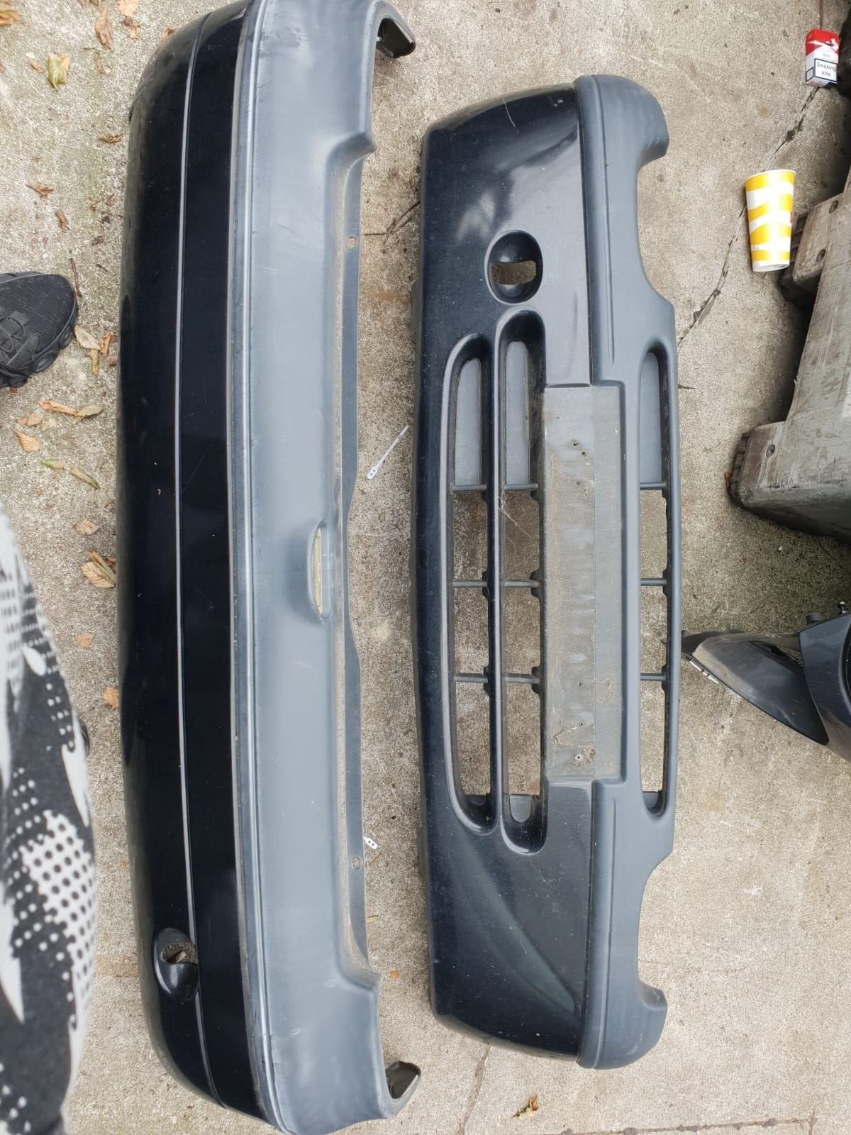 RENAULT TWINGO VOORBUMPER +ACHTERBUMPER  BJ 96 TOT 2005, Autos : Pièces & Accessoires, Renault, -, Utilisé, -