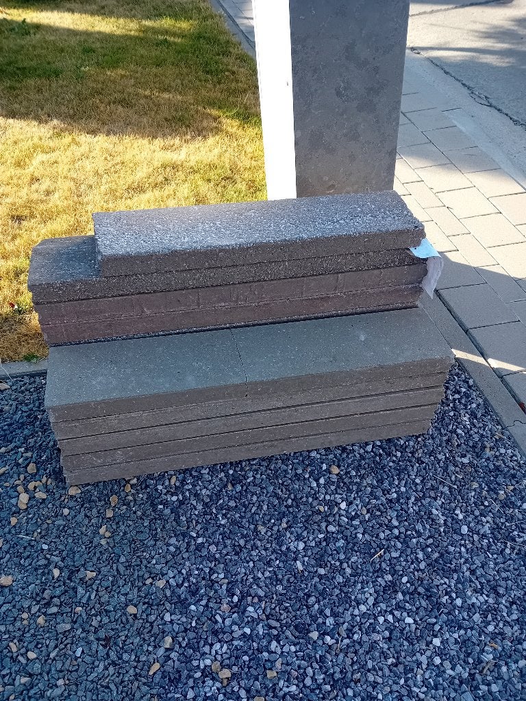 boordsteentjes beton, Tuin en Terras, Bielzen en Borduren, Ophalen, Beton