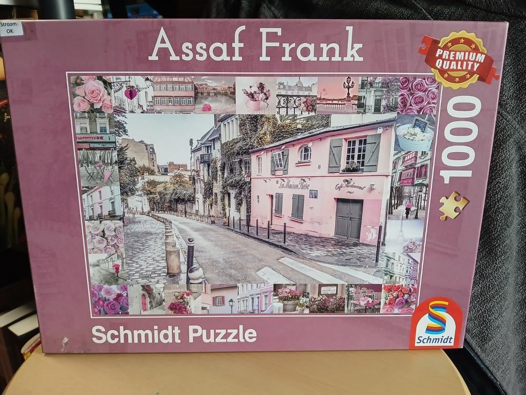 Puzzel  ADSAF FRANK ROMANTISCHE REIS, Ophalen of Verzenden, 500 t/m 1500 stukjes, Gebruikt, Legpuzzel