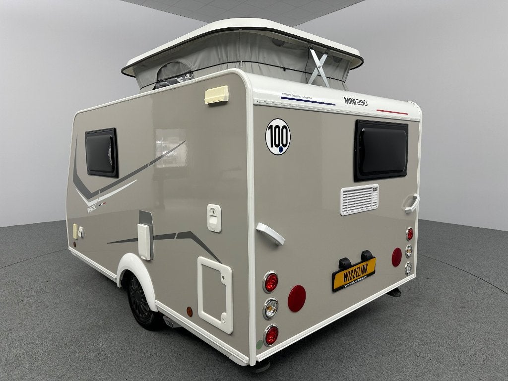 Trigano Silver Mini Freestyle 290 Mover, Caravans en Kamperen, Trigano, Voortentlamp, Tot en met 2, Bedrijf