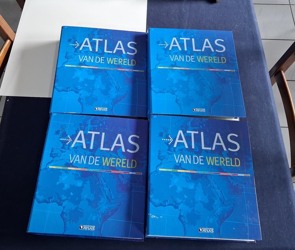 4 kaften Atlas van de wereld, Boeken, Ophalen, Wereld