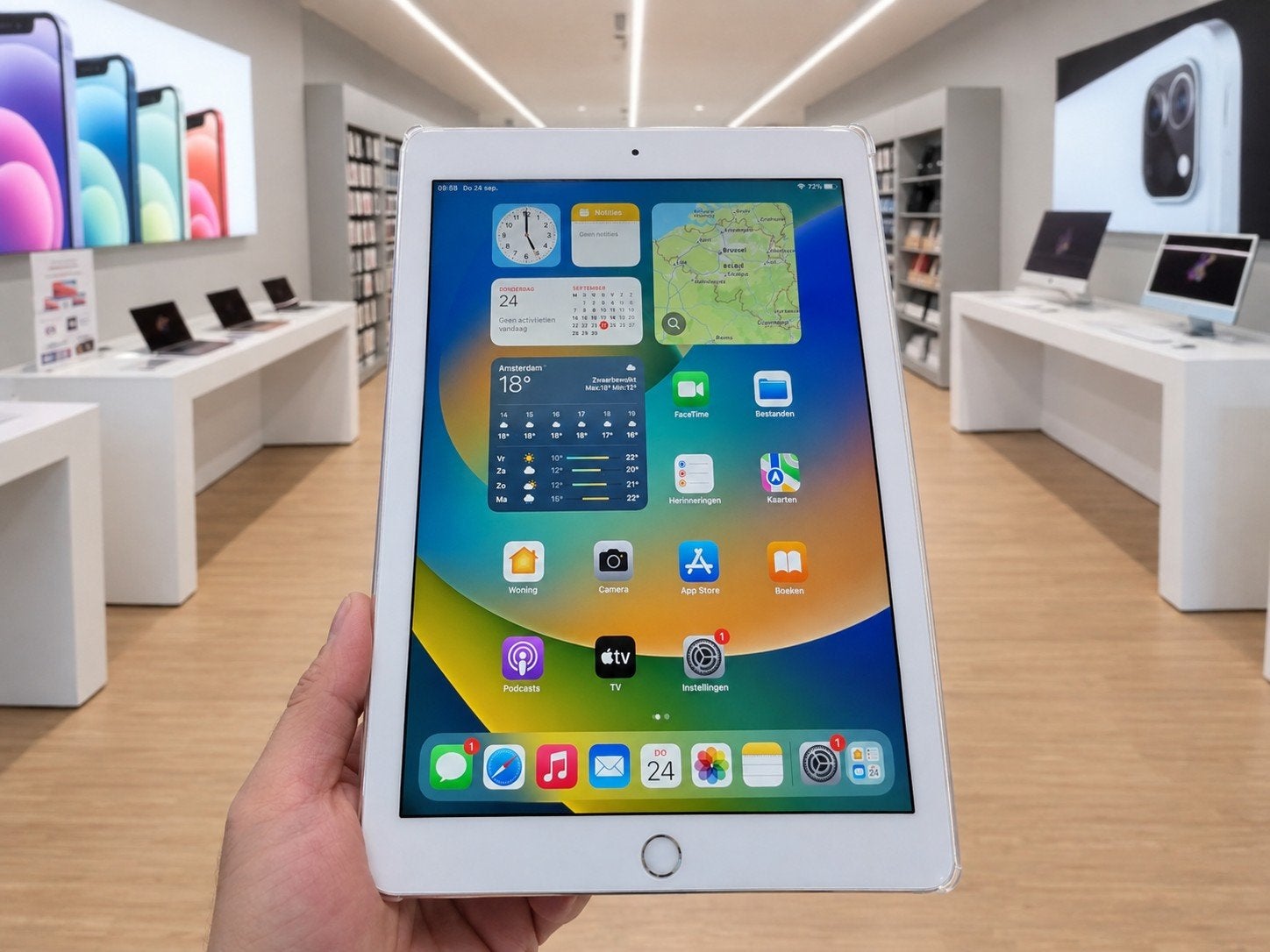 Apple iPad PRO 9 (en parfait état) 12 Go, Enlèvement, Apple iPad, 128 GB