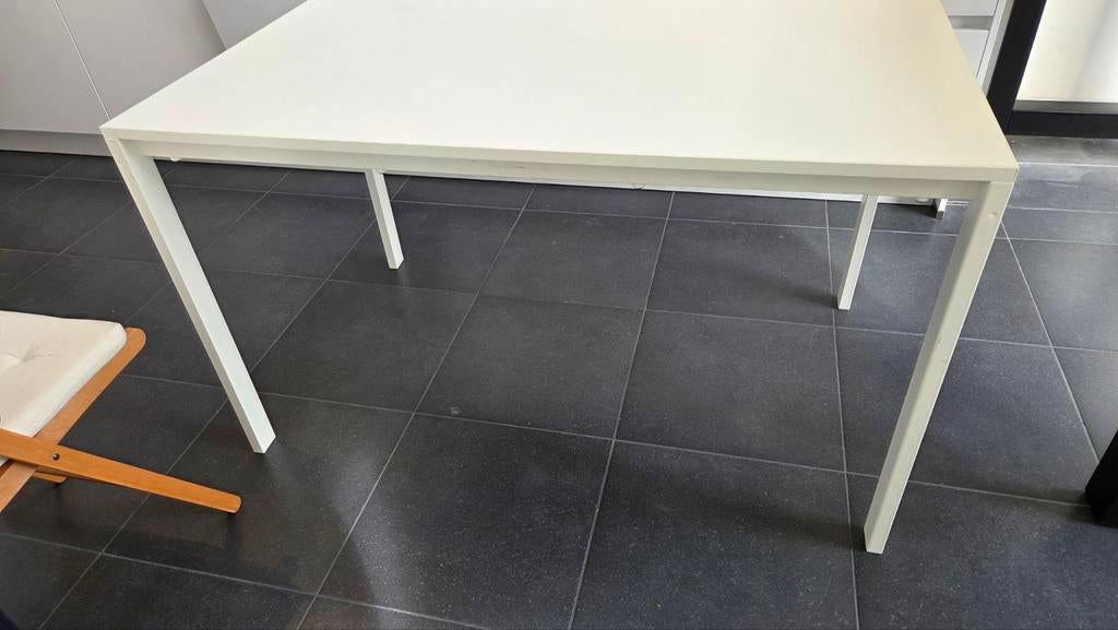 Eettafel 125x75 wit, Enlèvement