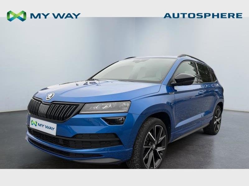 Skoda Karoq Karoq 2.0 CR TDi SCR 4x4 Sportline DSG, Autos, Skoda, Argent ou Gris, Achat, Cruise Control, 127 g/km