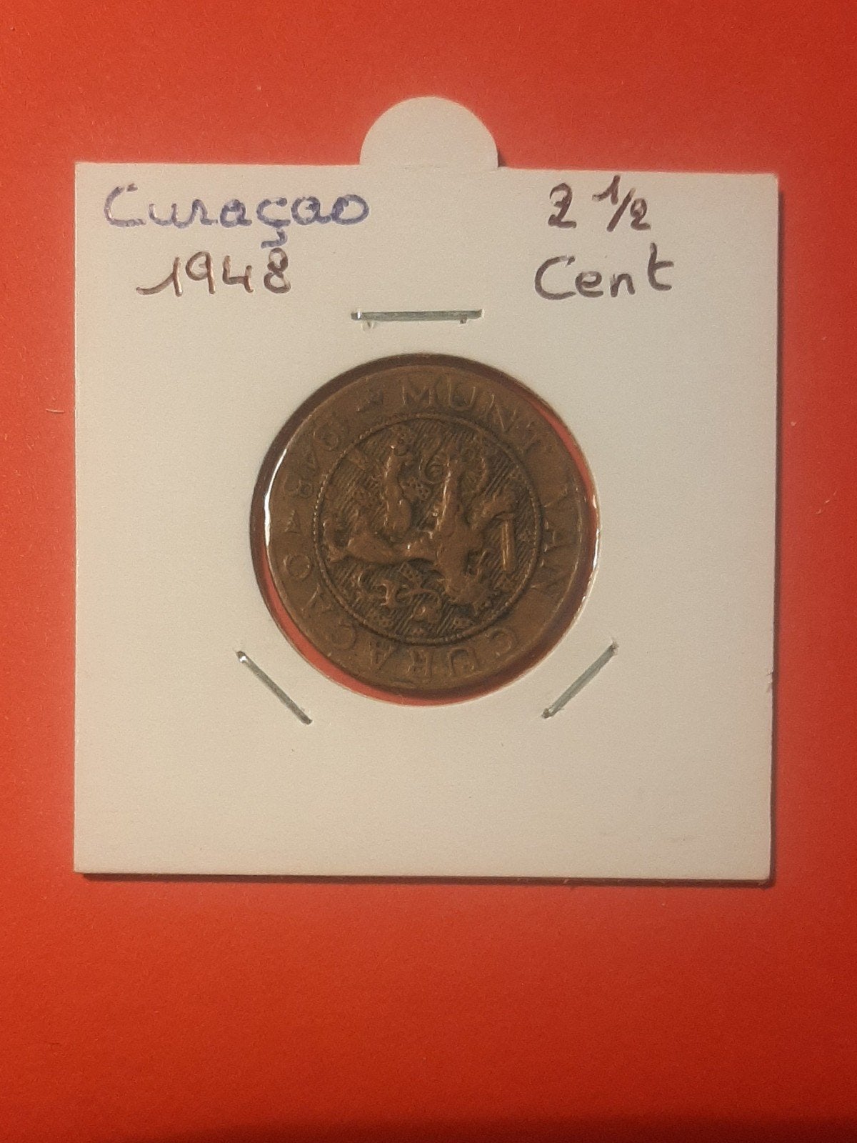 Curaçao - 2,5 cent 1948

zie foto's

verzendkosten koper, Verzenden