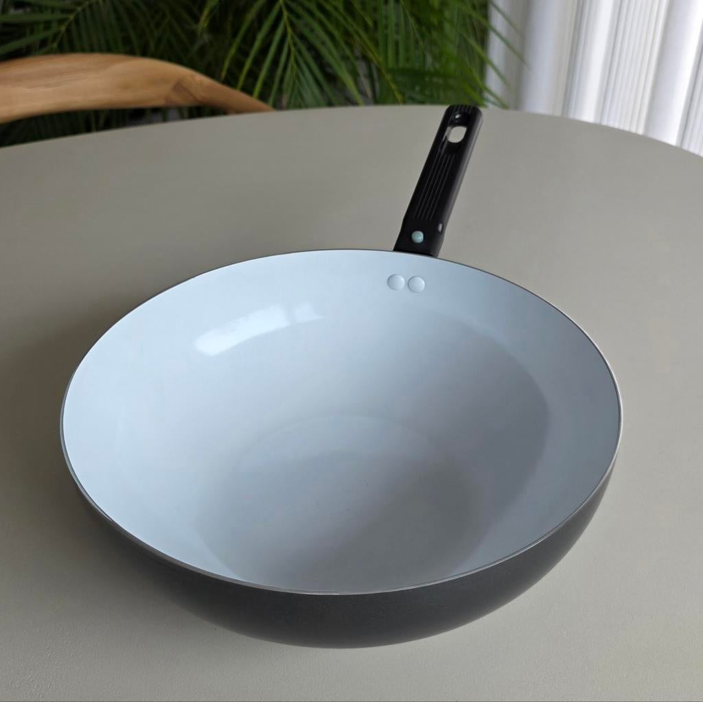 Camping wokpan met afneembare steel – Bo-Camp, Caravans en Kamperen, Kampeeraccessoires, Ophalen, Zo goed als nieuw