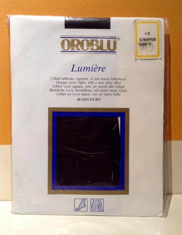 Collants brillants Oroblu Lumière 40D Brun S NEUF, Neuf, Enlèvement ou Envoi, Brun, Taille 36/38 (S)