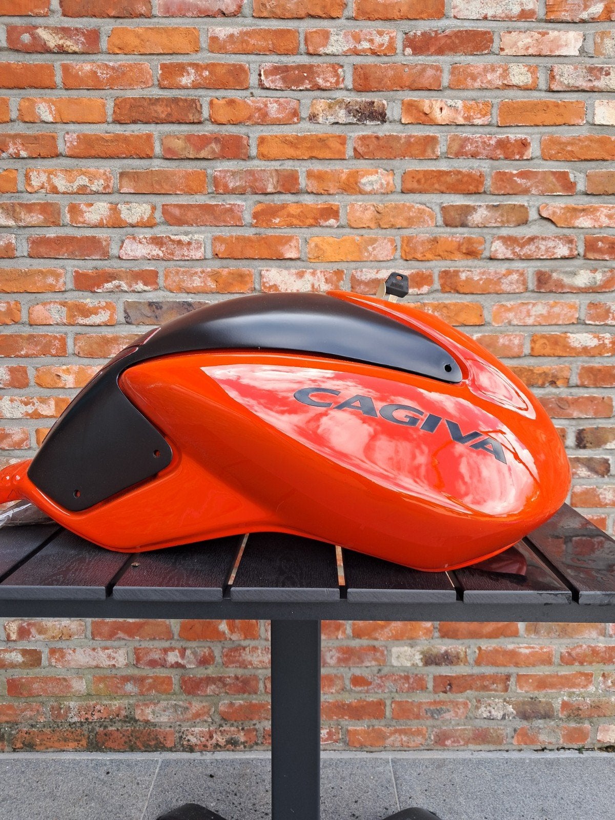 benzinetank en voorspatbord cagiva raptor planet 125cc, Motos, Particulier, 1 cylindre, Naked bike
