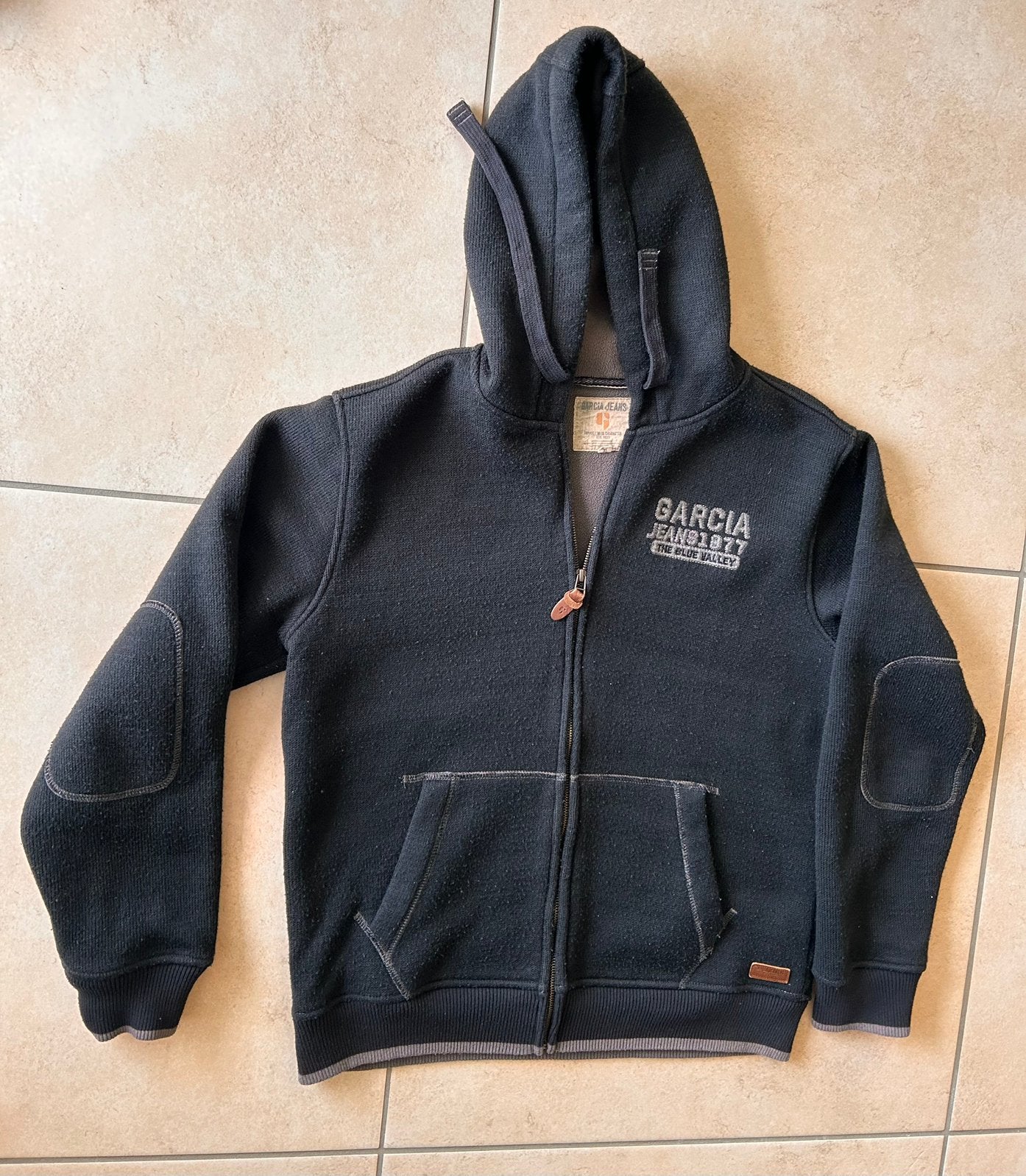 herenvest met capuchon van Garcia Jeans, maat XL., Kleding | Heren, Ophalen of Verzenden, Gedragen, Maat 56/58 (XL), Zwart