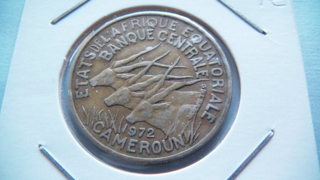 cameroun 25 francs 1972, Enlèvement