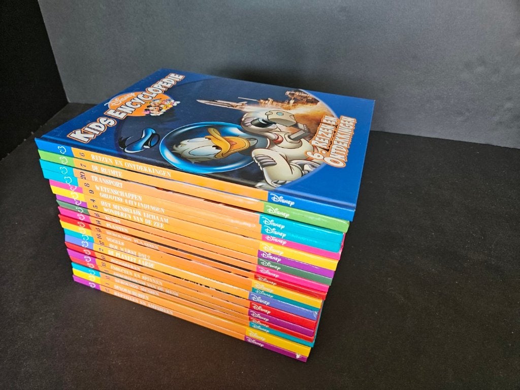 Disney 20-delige kinder encyclopedie TOP aanrader !!!, Ophalen of Verzenden, Mickey Mouse, Zo goed als nieuw, Papier, Kaart of Schrift