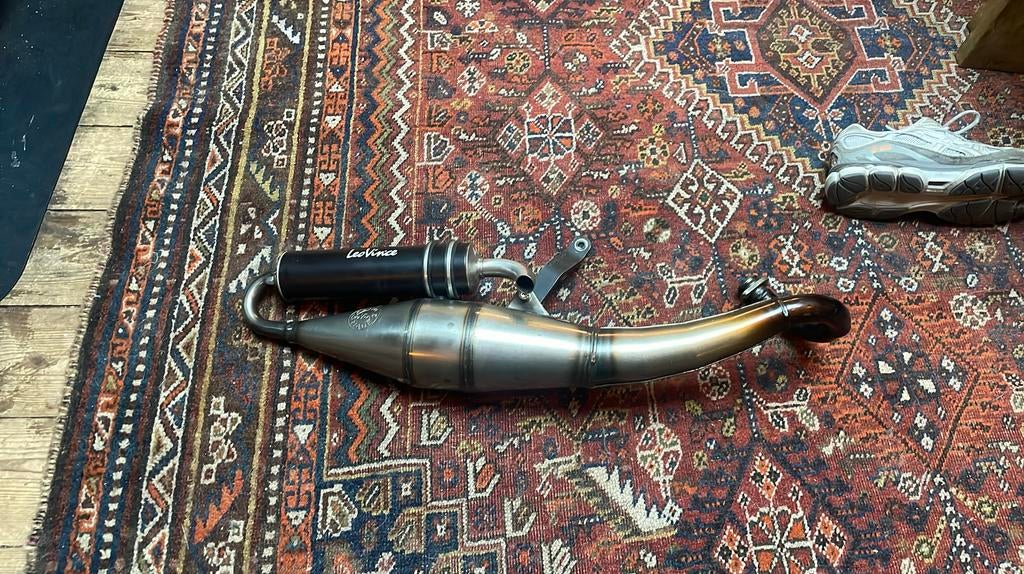 LeoVince TT uitlaat, Fietsen en Brommers, Ophalen of Verzenden