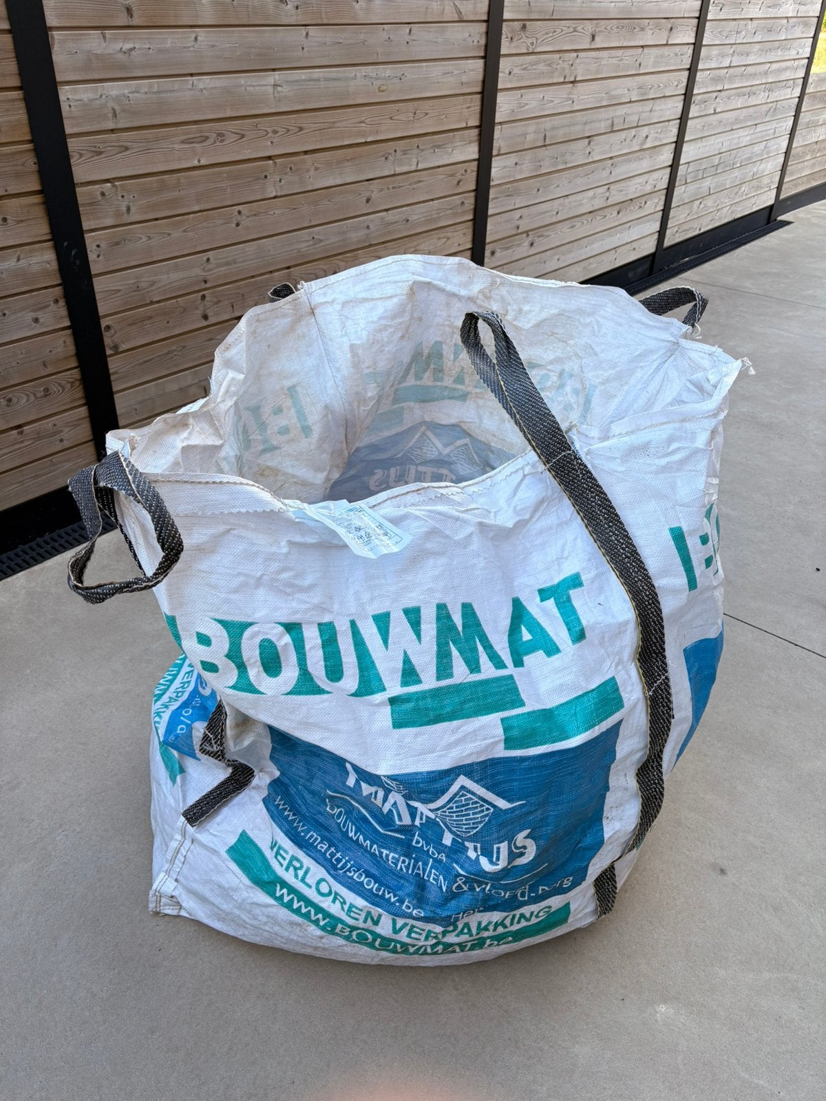1 gebruikte lege bigbag (1500kg), Jardin & Terrasse, Sable, Enlèvement, Utilisé