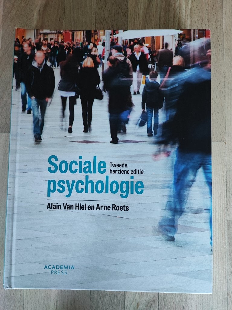 Sociale Psychologie, Boeken, Ophalen, Zo goed als nieuw, Hoger Onderwijs, Alain Van Hiel; Arne Roets