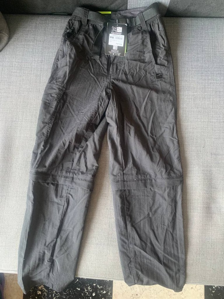 Zwarte wandelbroek met riem, Ophalen of Verzenden, Nieuw, Karrimor, Jongen