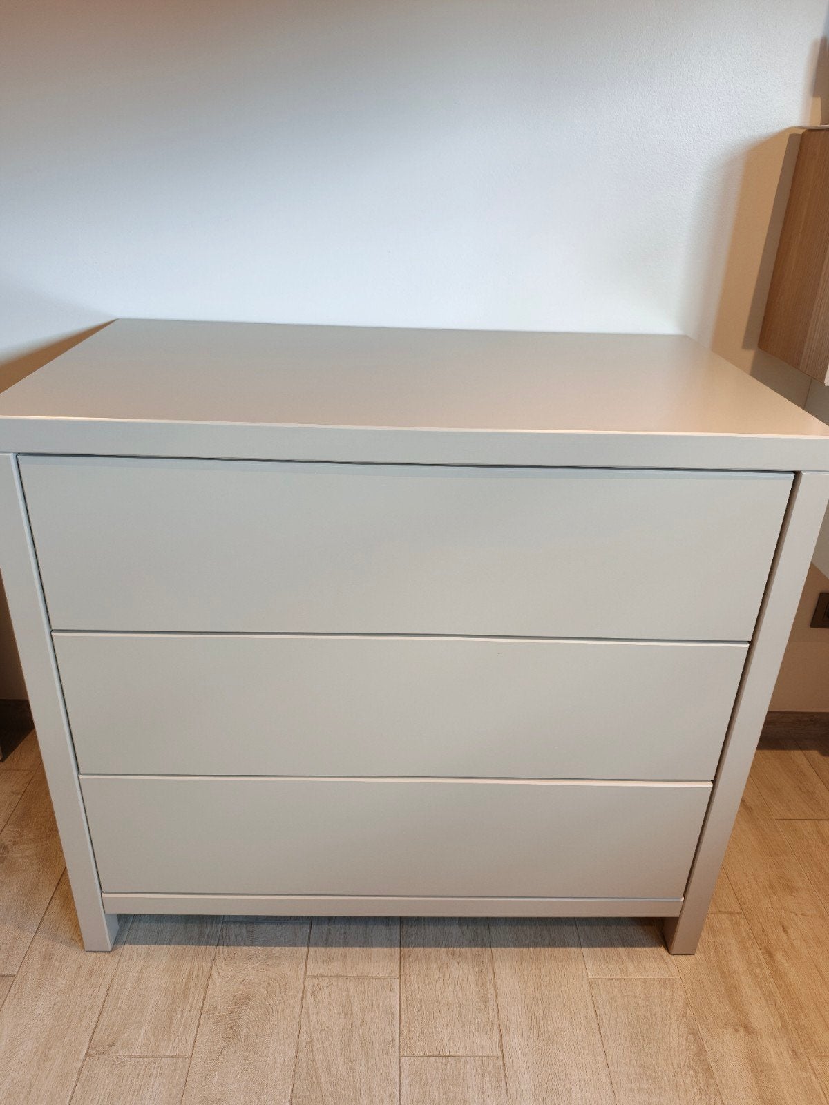 Commode de chambre 3 tiroirs, Maison & Meubles, Moins de 100 cm, Comme neuf, 100 à 150 cm, Enlèvement