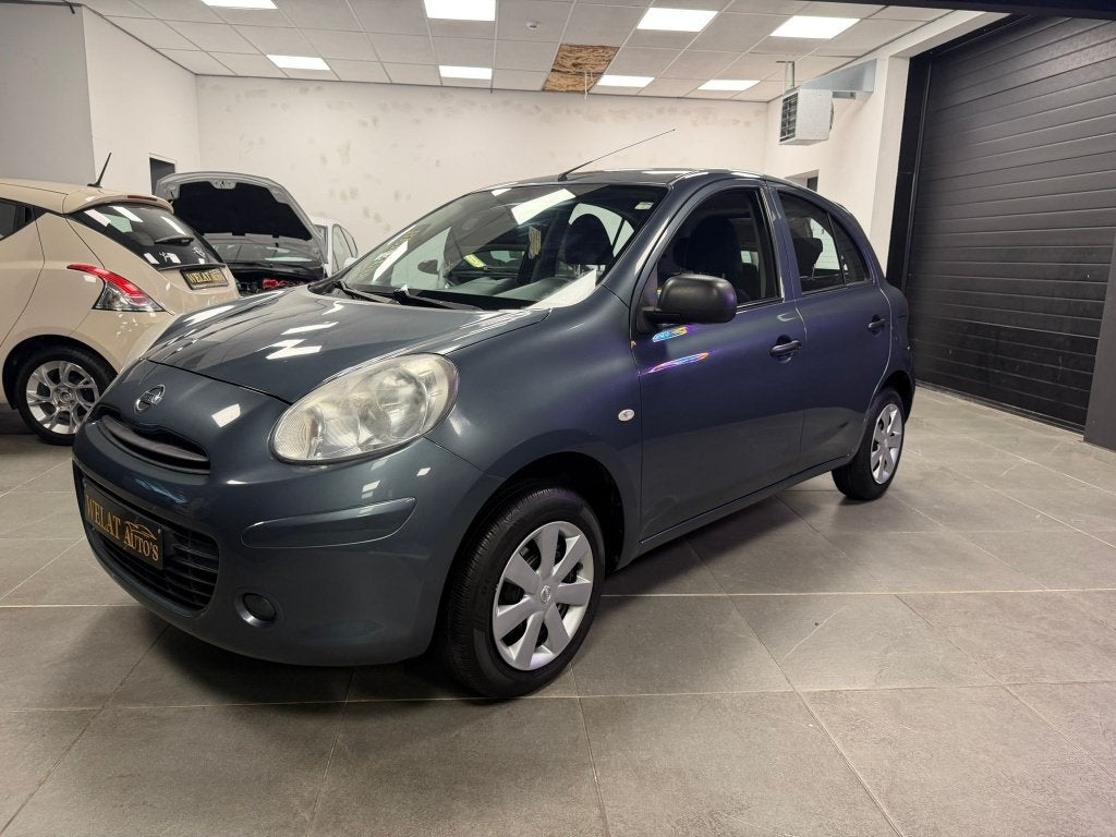 NISSAN MICRA 1.2 LITER BENZINE/2012/TOP STAAT, Auto's, Nissan, Bluetooth, Euro 5, Zwart, 115 g/km