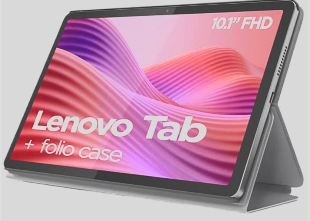 LENOVO TAB 10.1 - 64 GB - Wifi - Grijs - Incl. Folio Case, Informatique & Logiciels, Android Tablettes, Neuf, Enlèvement ou Envoi