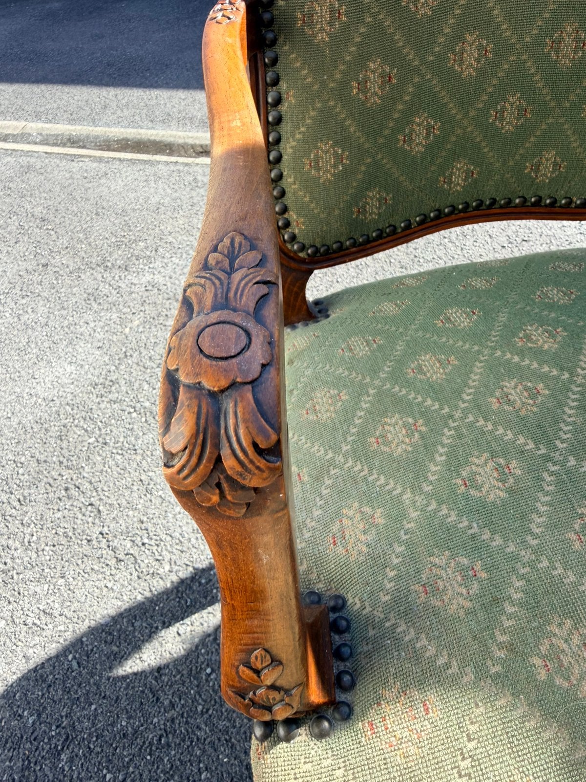Fauteuil vintage, Enlèvement