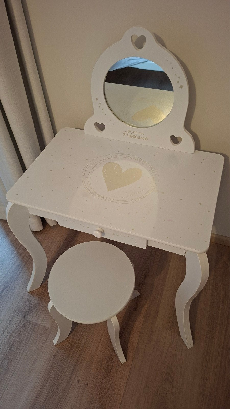 Make-up tafel met krukje kinderen, Ophalen