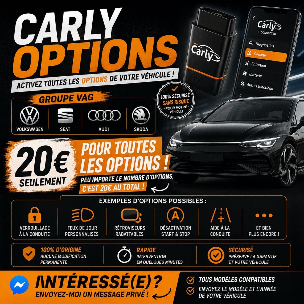 Ajout option voiture, Enlèvement, Neuf