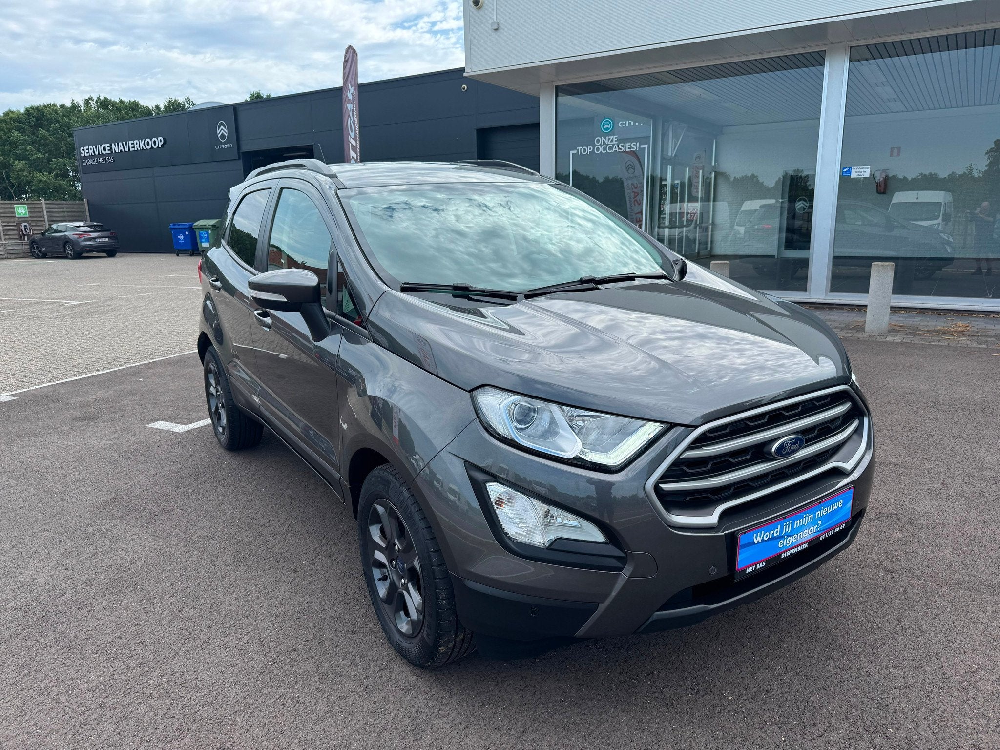 Ford EcoSport 1.0 BENZINE FULL OPTION - WAARBORG, Autos, Argent ou Gris, Achat, 4 portes, Ecosport