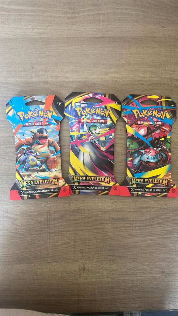 Pokemon sleeved booster set mega evolution, Ophalen, Nieuw, Overige typen, Foil