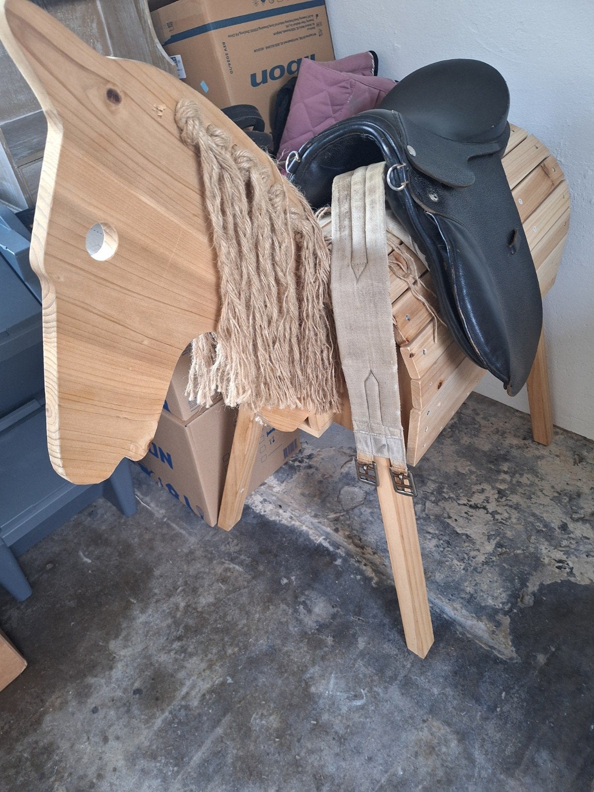 Houten paard, Enlèvement