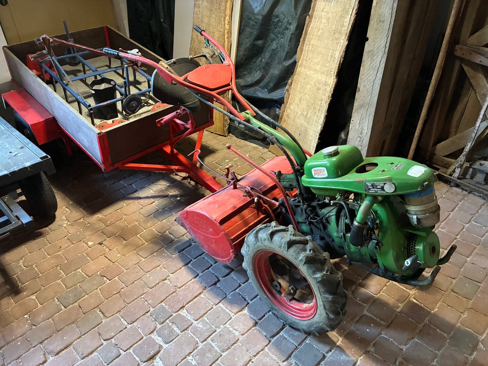 Motoculteur Agria, Ophalen, Gebruikt, Cultivator