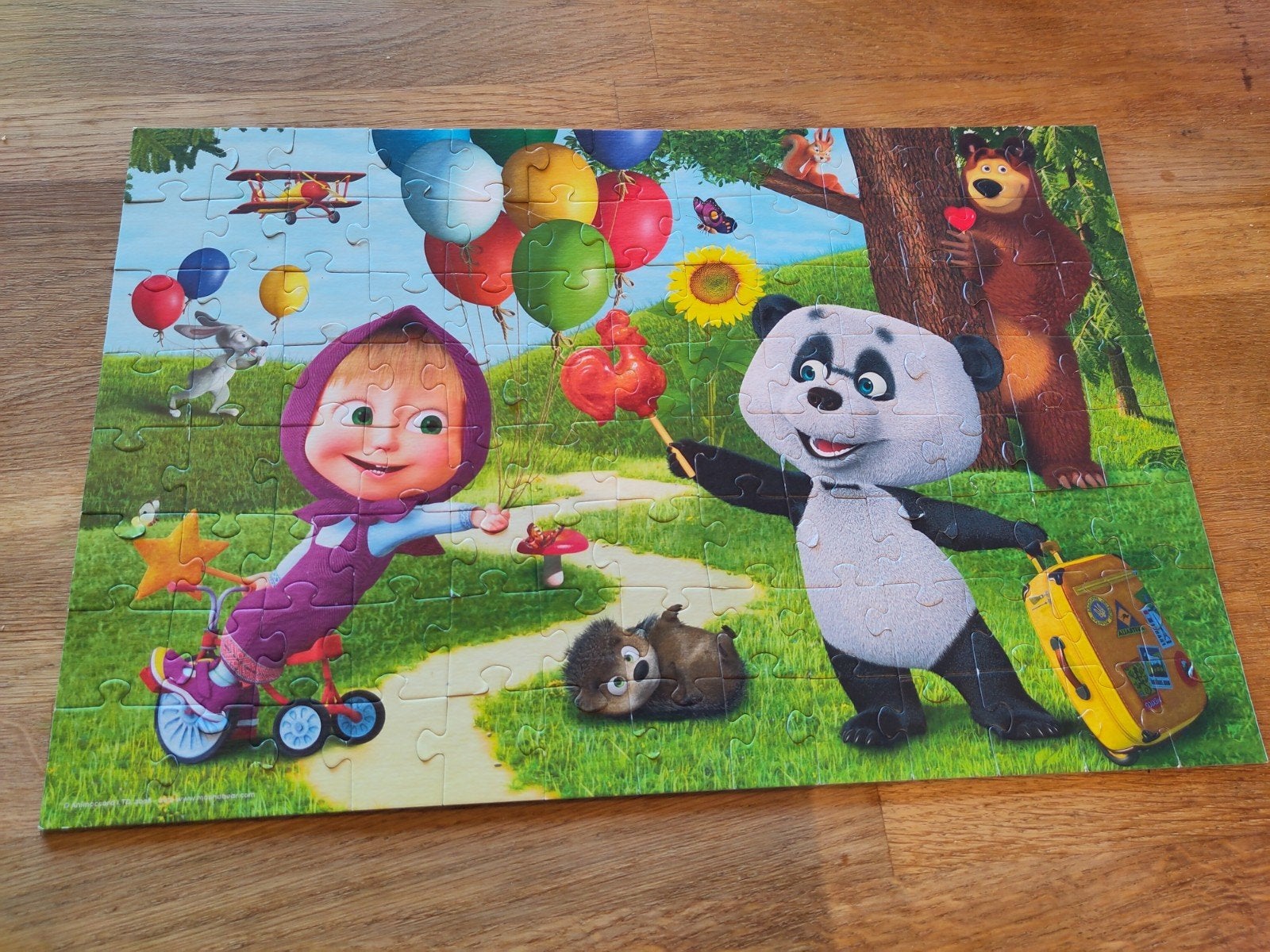 Puzzel Masha en de beer 100 stukken, Enlèvement ou Envoi, Comme neuf