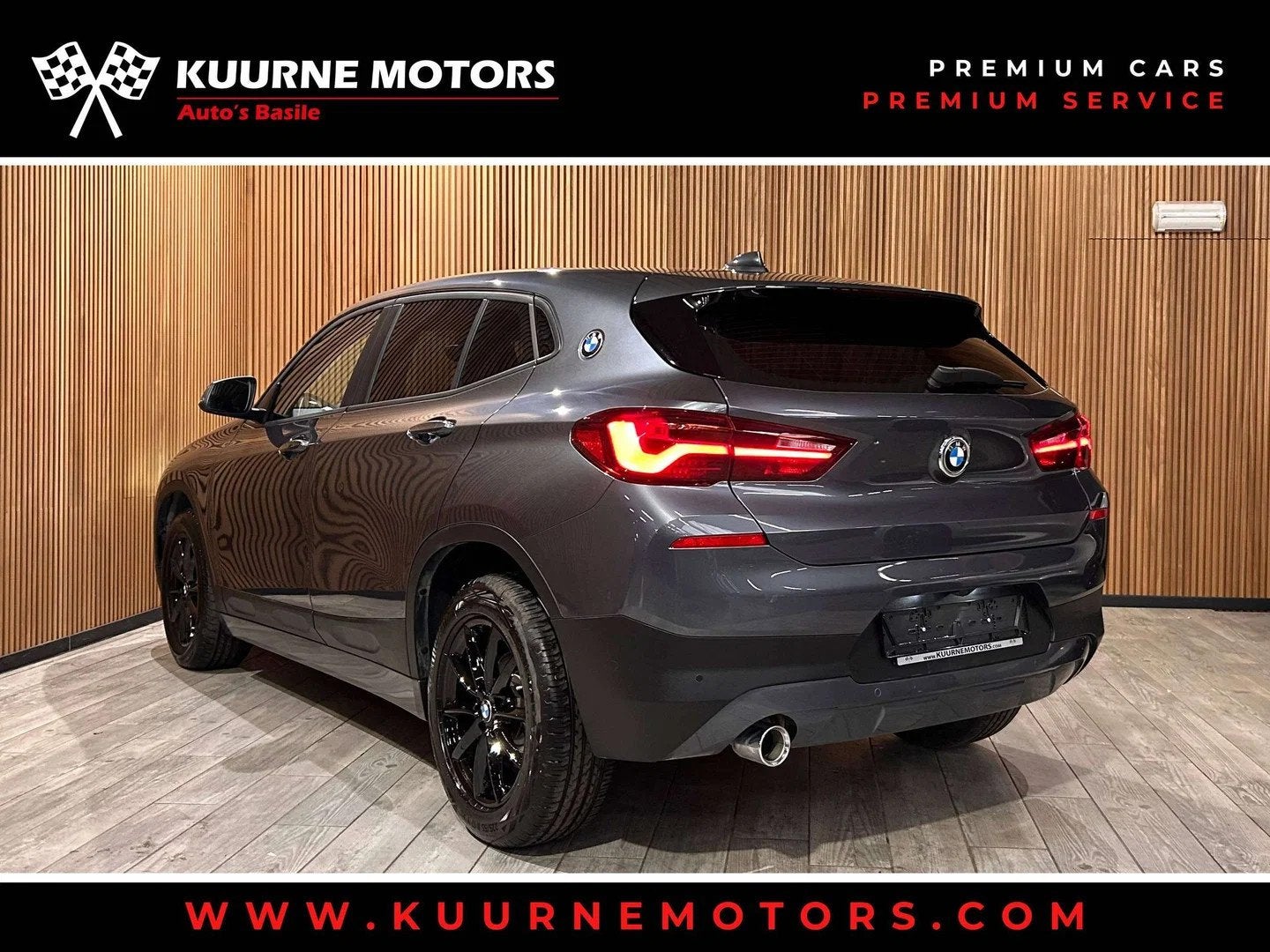 BMW X2 sDrive16dA BlackPack Alu17"/Leder/Led/Gps/Cruise/Pdc/, Cuir, Argent ou Gris, Noir, Automatique