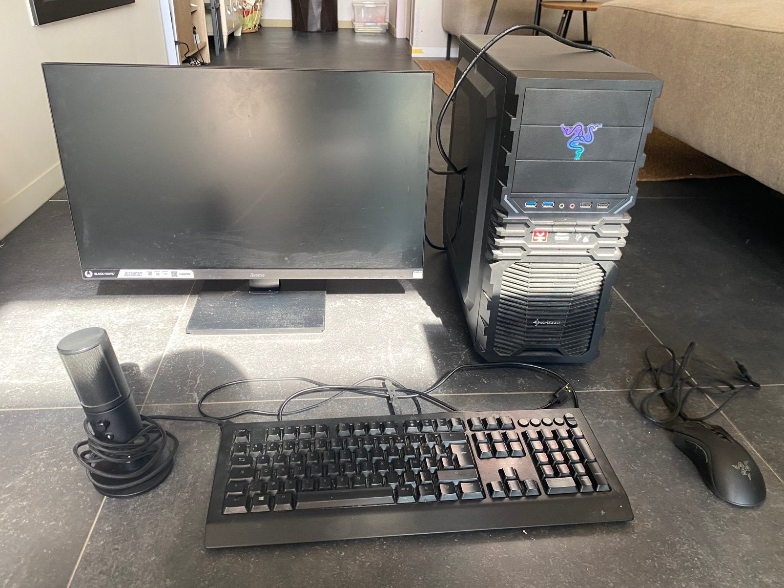 Gaming PC te koop + monitor + toetsenbord + muis & microfoon, Computers en Software, Gebruikt, 32 GB, Gaming, SSD