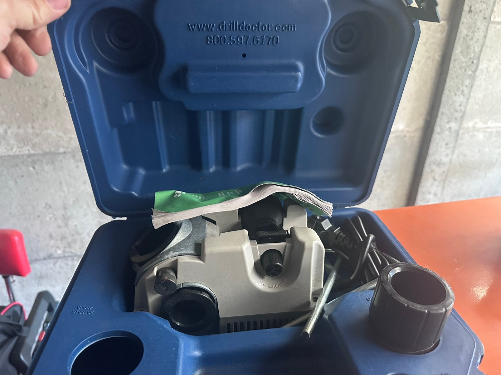 Drill Doctor 750 borenslijpmachine, Ophalen, Zo goed als nieuw