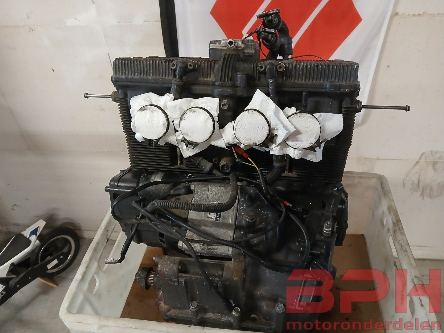 Motorblok Suzuki GSX-R 750 1990 t/m 1991 engine blok GSXR, Gebruikt, -, -, Ophalen of Verzenden