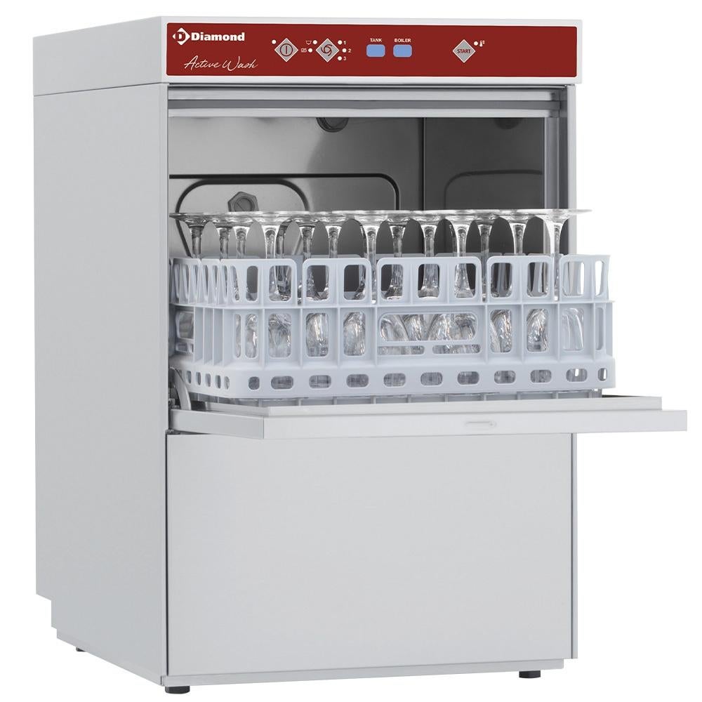 Glazenspoelmachine vierkante korf 400x400 mm, 60 cm of meer, Minder dan 10 liter, Nieuw, Ophalen of Verzenden