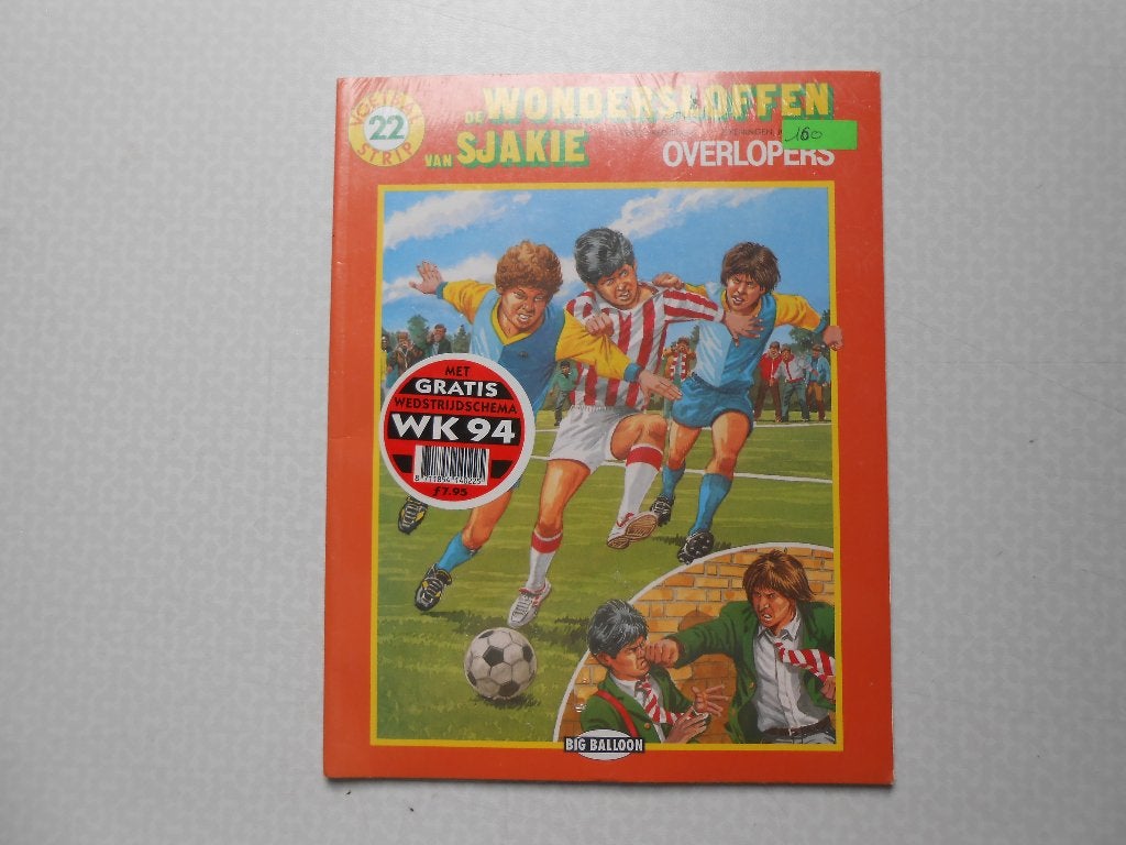de wondersloffen van sjakie 22 overlopers 1ste druk 1994., Une BD, Enlèvement ou Envoi, Neuf