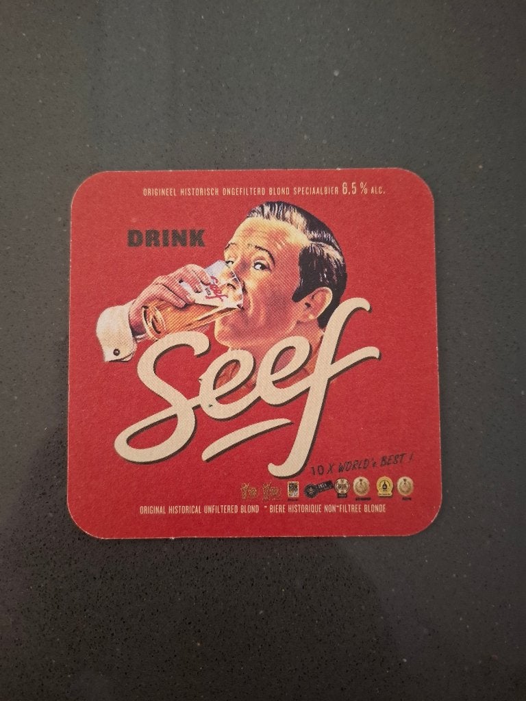 Bierviltje Seef, Verzamelen, Ophalen of Verzenden, Nieuw, Viltje(s), Overige merken
