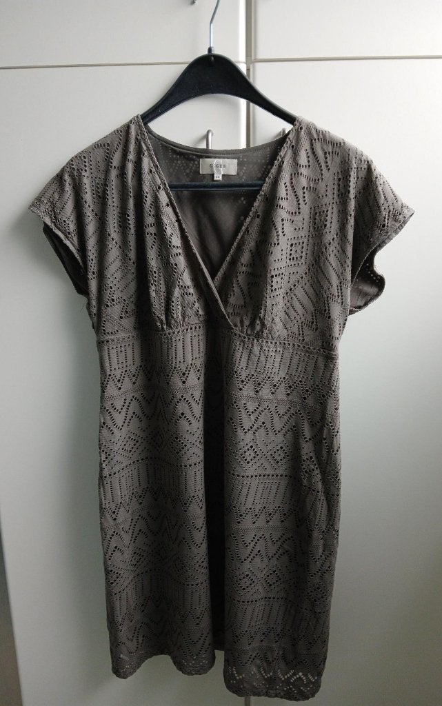 Donkergroen kleed – merk : Gigue – maat : 44, Kleding | Dames, Jurken, Gigue, Maat 42/44 (L), Ophalen of Verzenden, Zo goed als nieuw