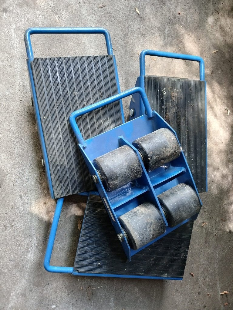 Manutan zware transportrollers, Ophalen, Gebruikt, Overige typen