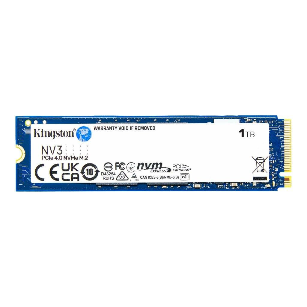 Kingston NV3 NVMe SSD 1TB PCIe 4.0 M.2 – Nieuw, Computers en Software, Harde schijven, Kingston, SSD, Nieuw, Ophalen of Verzenden